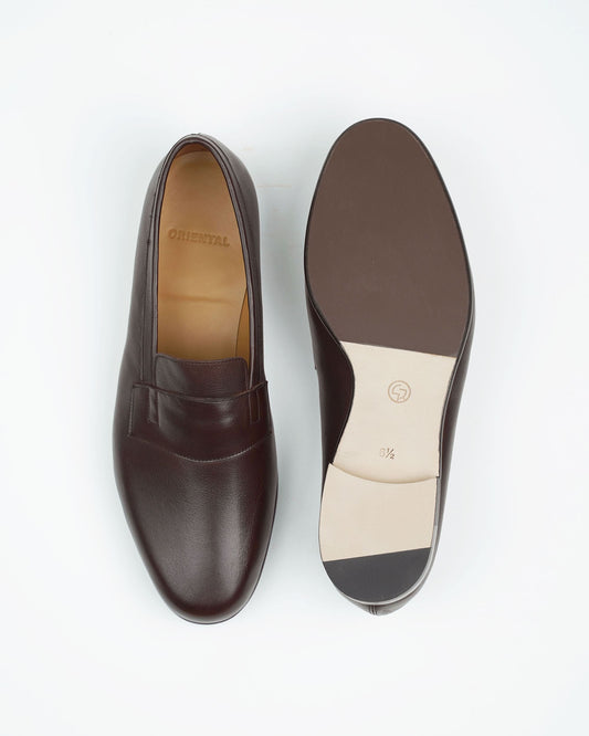 ORIENTAL オリエンタル 520 Plain loafer Dark brown (R-0520) ローファー メンズ