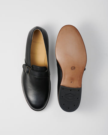 オリエンタル 310 Buckle slipon Black (FG-3310) レザー スリッポン ユニセックス