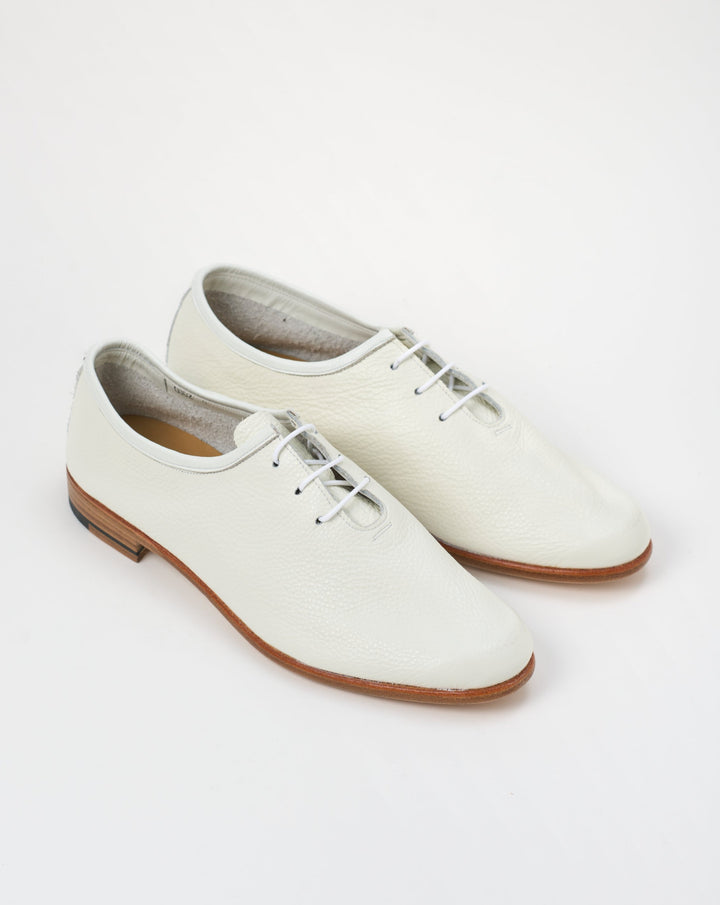 オリエンタル 001 Unlined plain toe White (R-0002) レザーシューズ ユニセックス