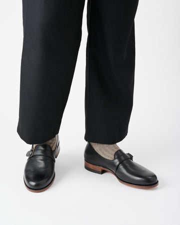 オリエンタル 310 Buckle slipon Black (FG-3310) レザー スリッポン ユニセックス