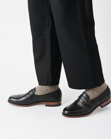オリエンタル 310 Buckle slipon Black (FG-3310) レザー スリッポン ユニセックス