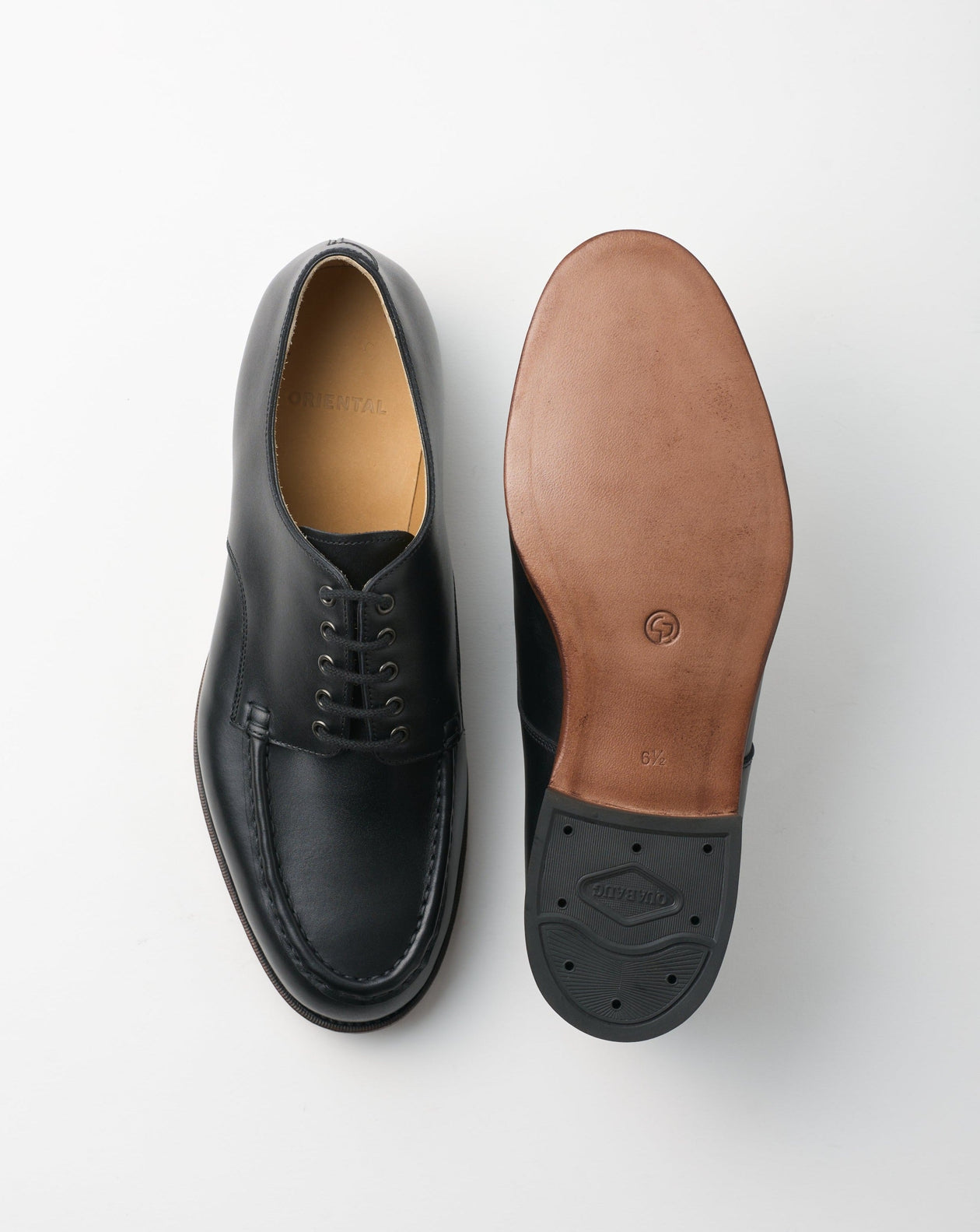 ORIENTAL オリエンタル 807 Derby moccasin Black (FG-3807) レザー 