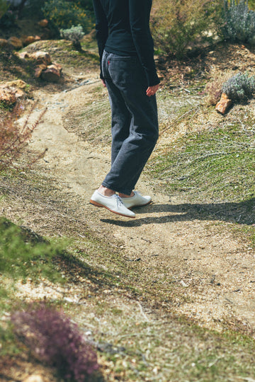 オリエンタル 001 Unlined plain toe White (R-0002) レザーシューズ ユニセックス