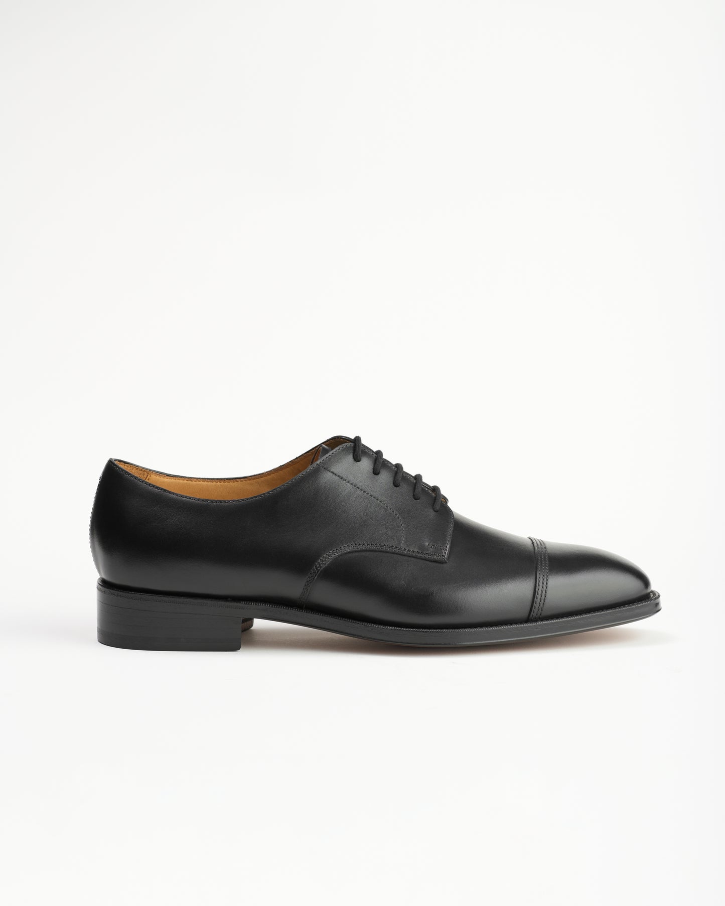 3120 cap toe derby #Black (FG-3120)