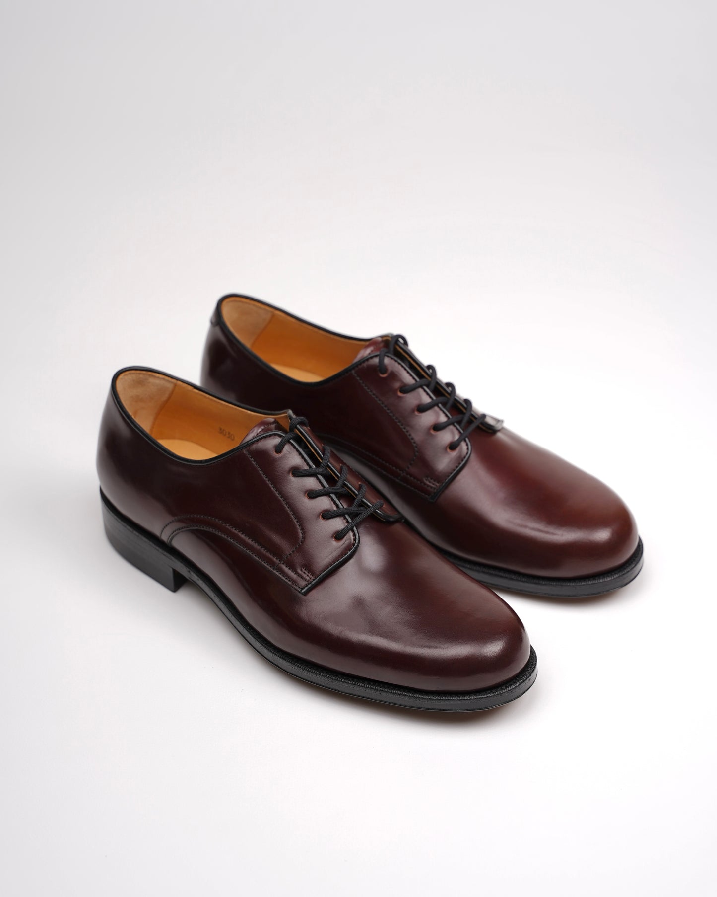 012 plain toe #Cordovan burgundy (FG-3030)