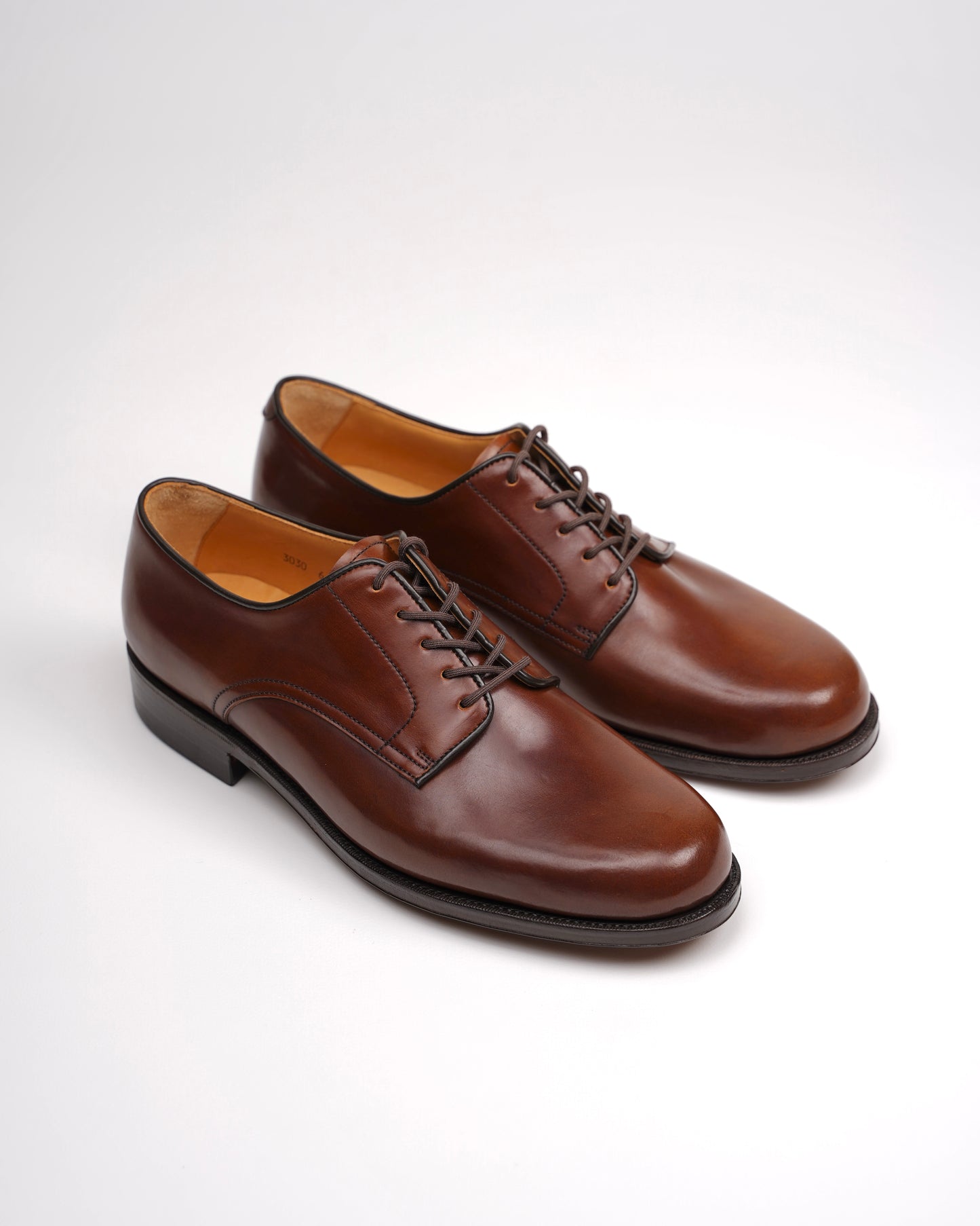 012 plain toe #Cordovan cognac (FG-3030)