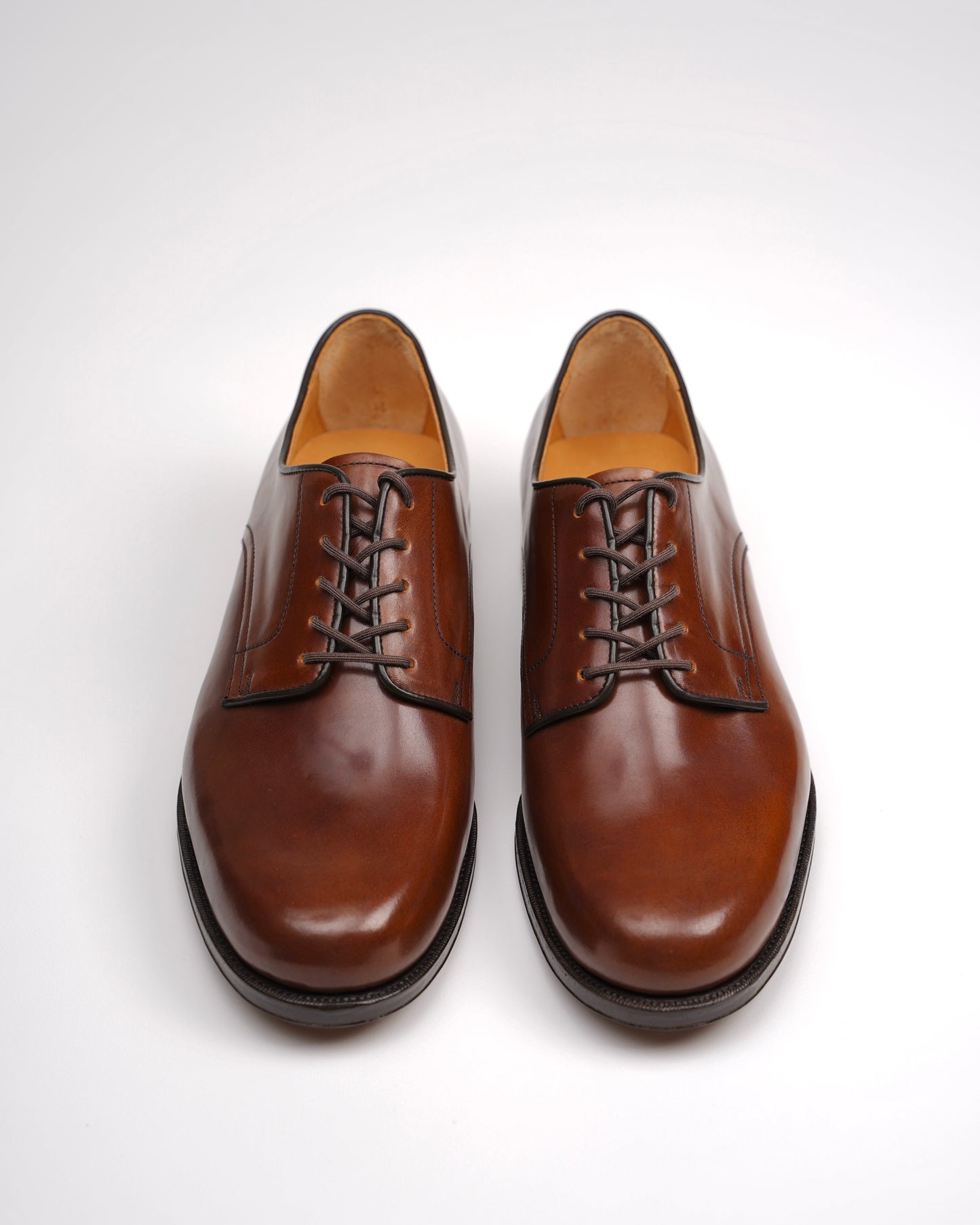 012 plain toe #Cordovan cognac (FG-3030)