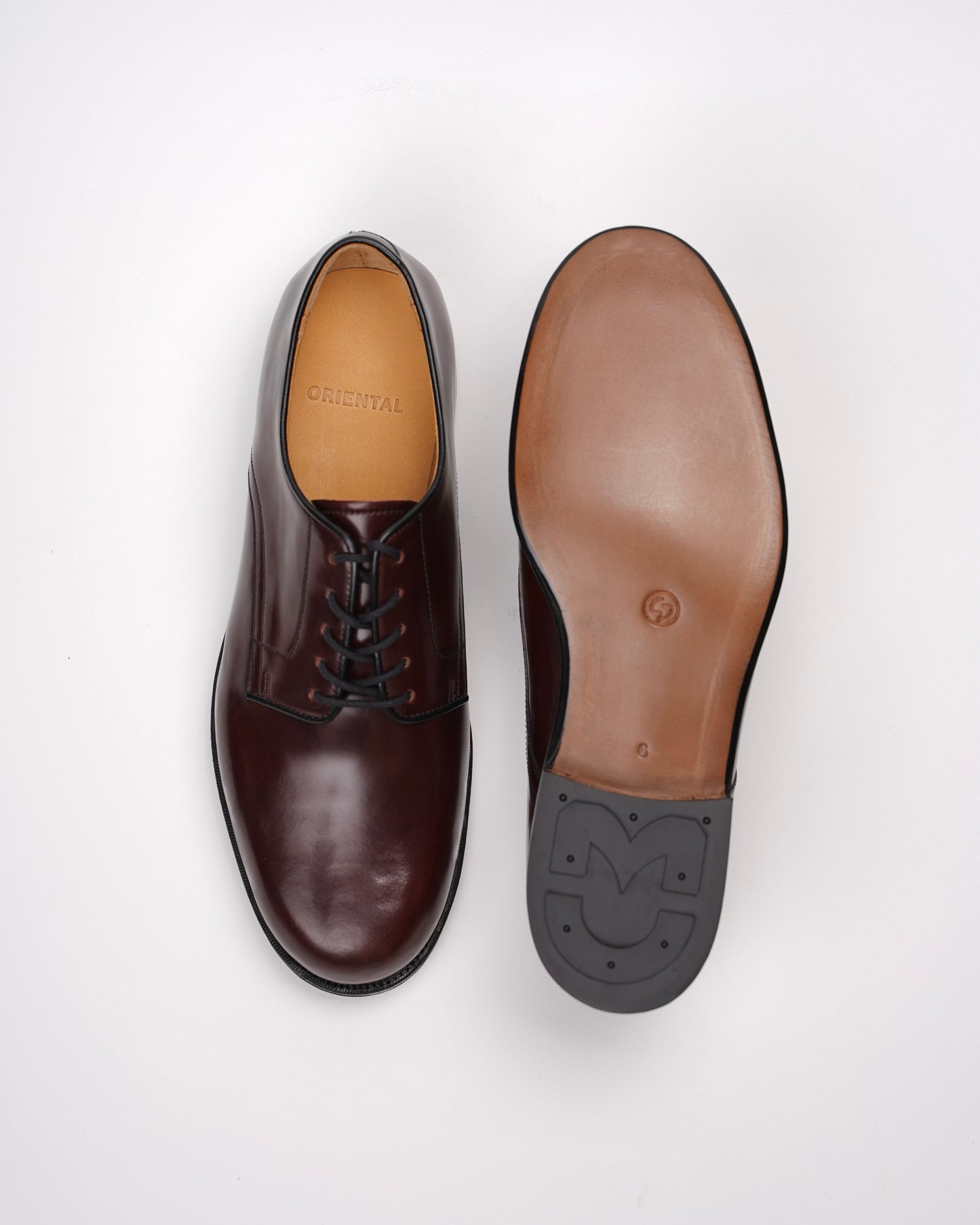 012 plain toe #Cordovan burgundy (FG-3030)