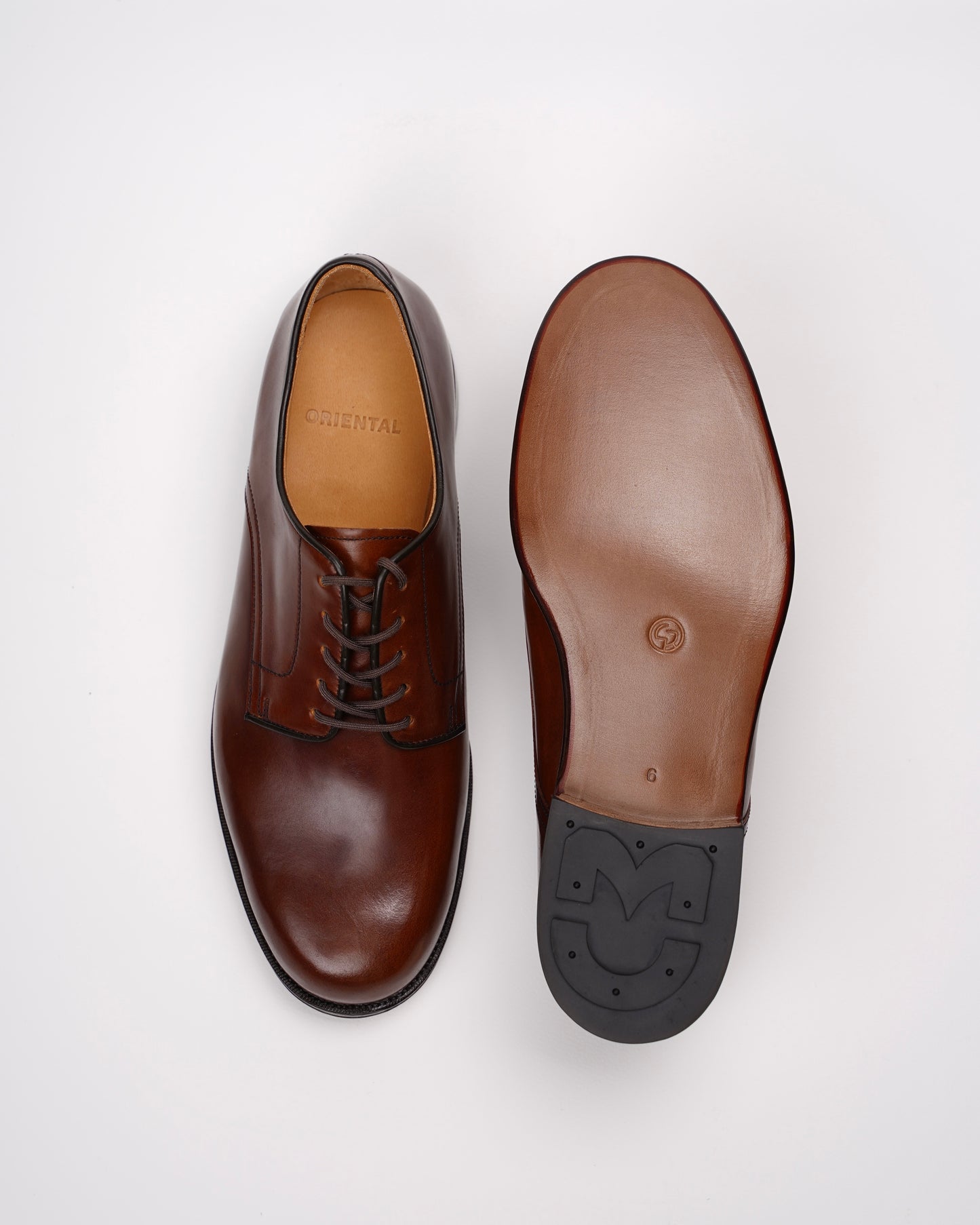 012 plain toe #Cordovan cognac (FG-3030)