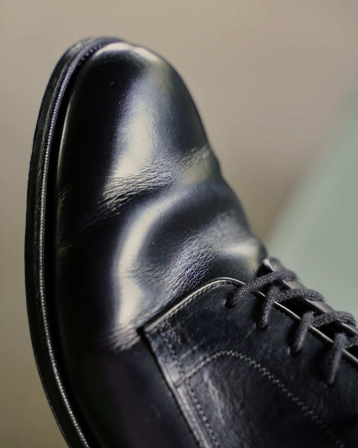 012 plain toe #Guidi black (FG-3020)