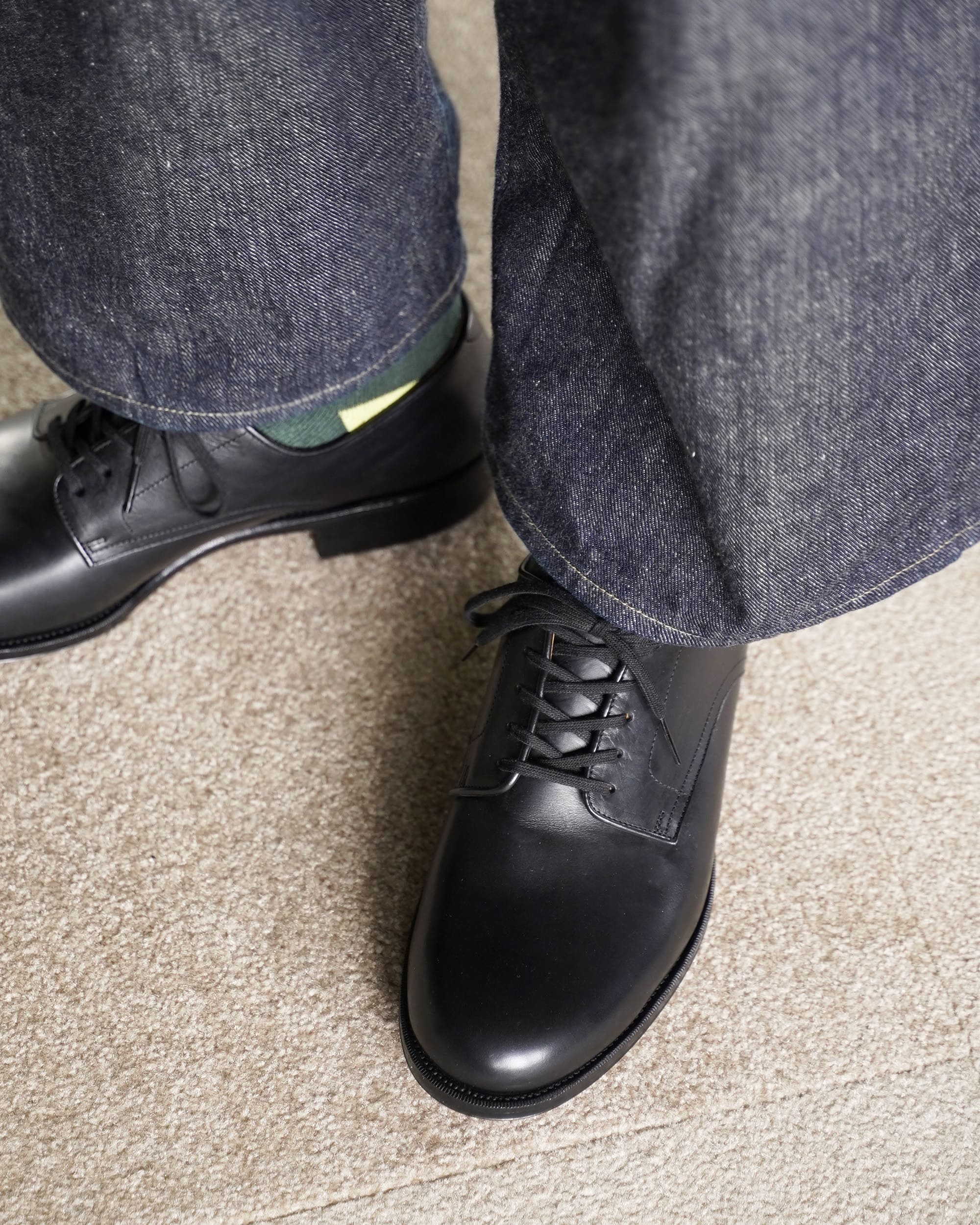 ORIENTAL オリエンタル 012 plain toe Guidi black (FG-3020