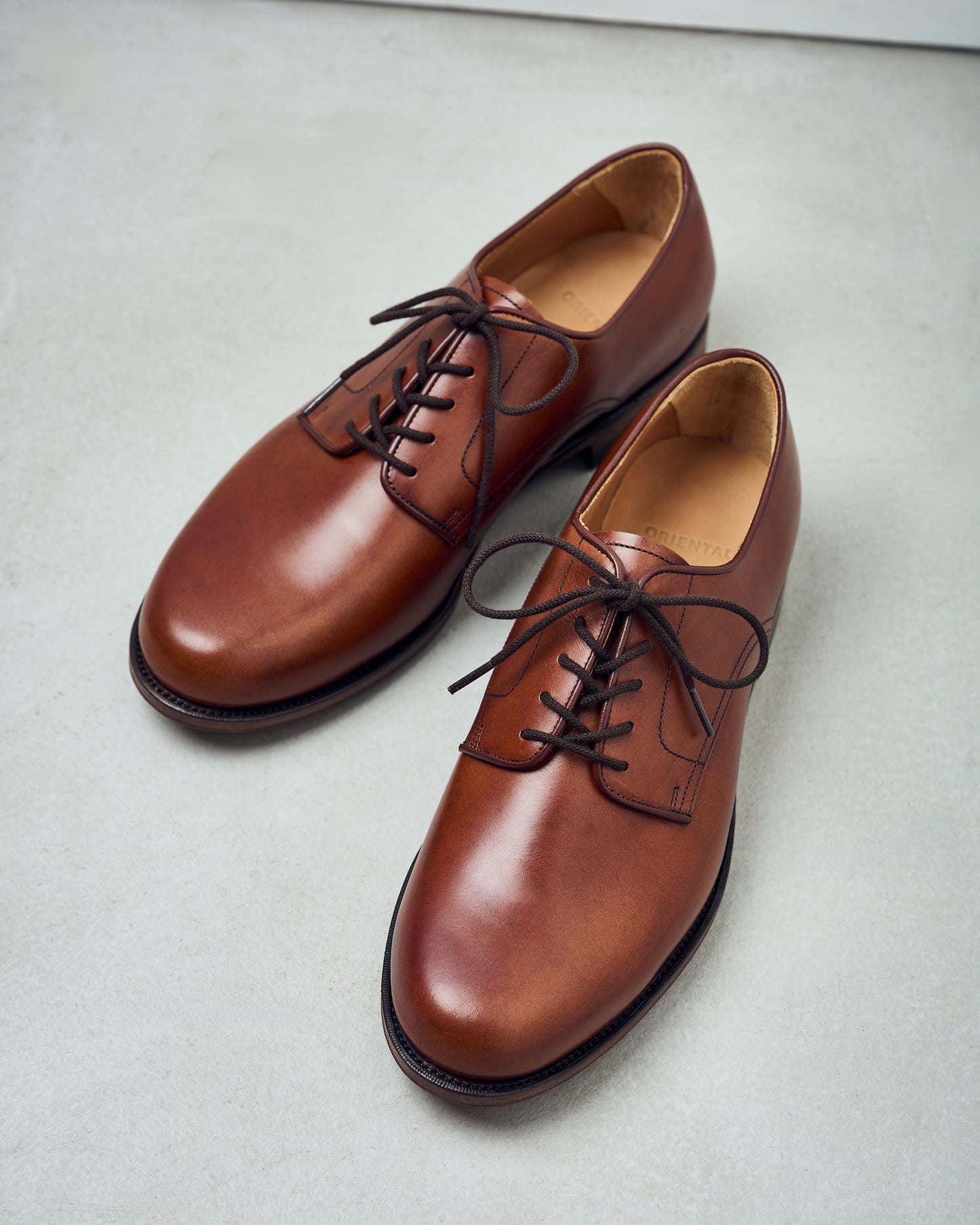 ORIENTAL オリエンタル 012 plain toe Buttero Tan brown (FG-3022)  レザーシューズ メンズ