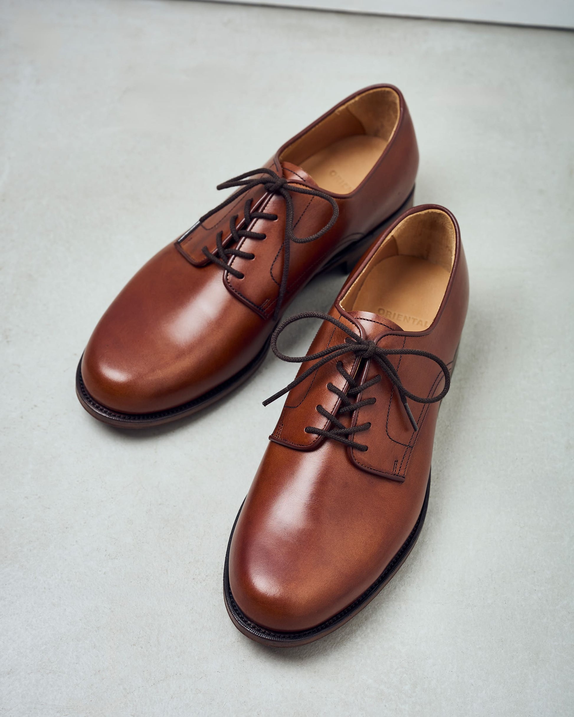 ORIENTAL オリエンタル 012 plain toe Buttero Tan brown (FG-3022)  レザーシューズ メンズ