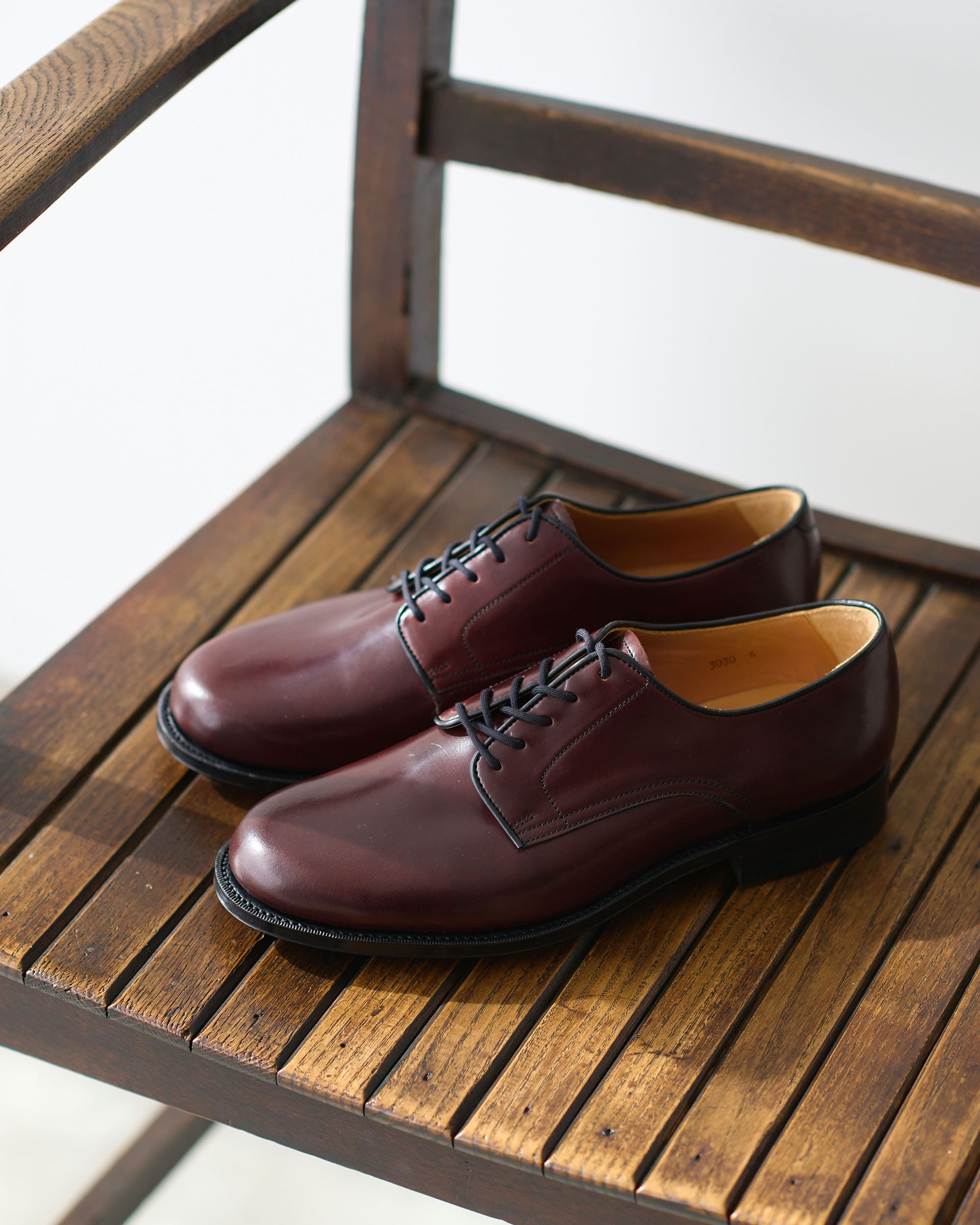ORIENTAL オリエンタル 012 plain toe Cordovan burgundy (FG-3030