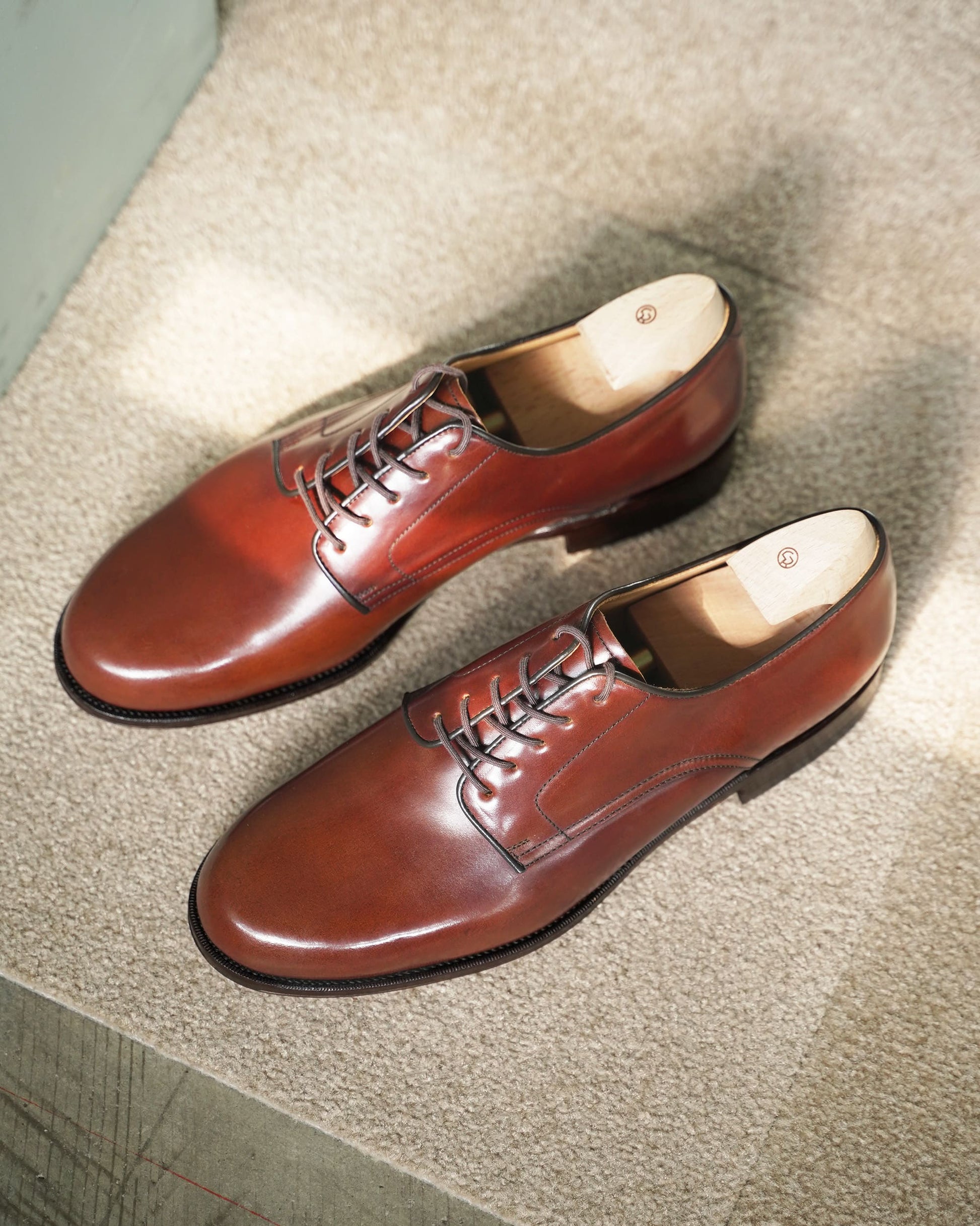 オリエンタル 012 plain toe Cordovan cognac (FG-3030) ドレスシューズ コードバン メンズ