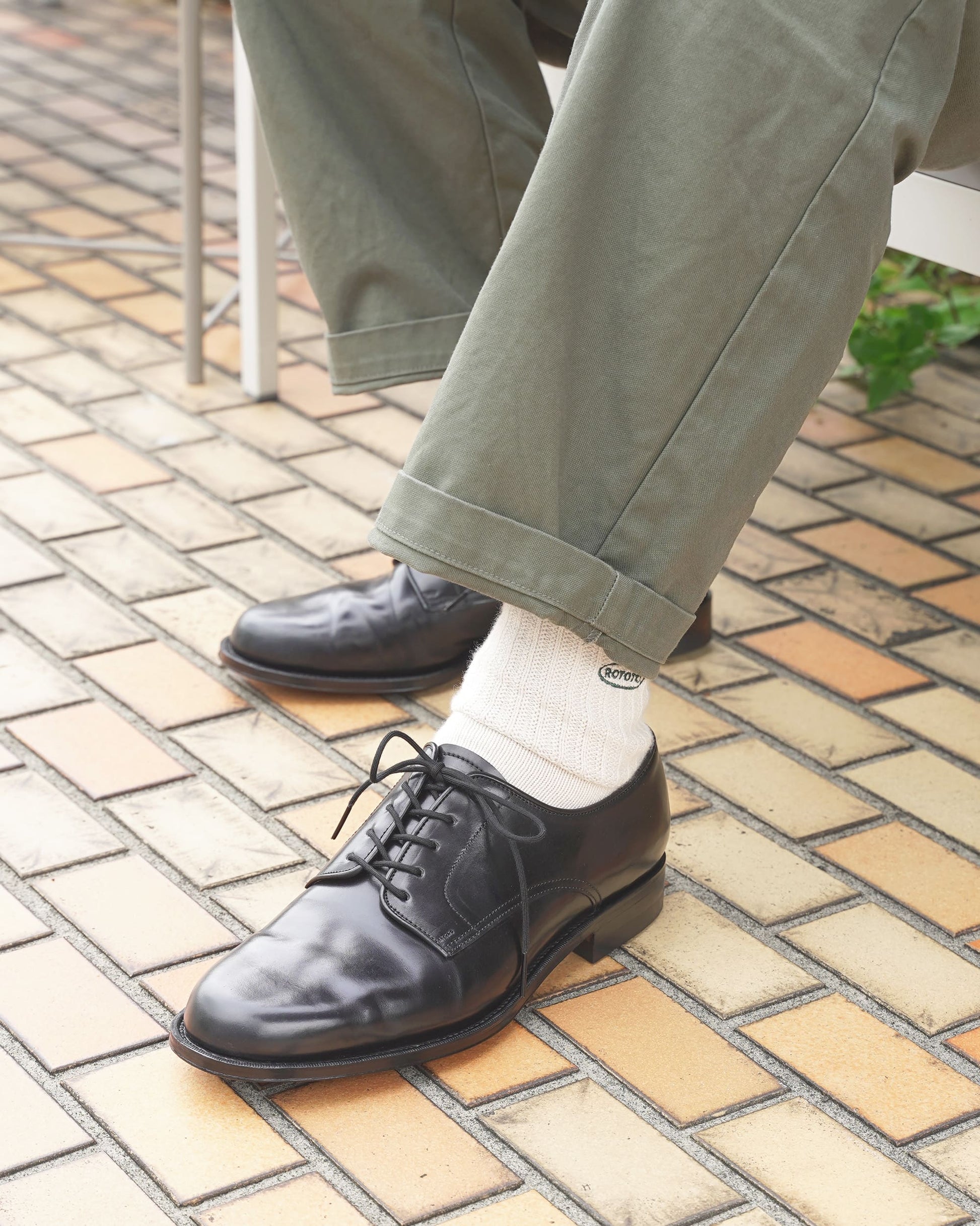 オリエンタル 012 plain toe Cordovan black (FG-3032) ドレスシューズ コードバン メンズ