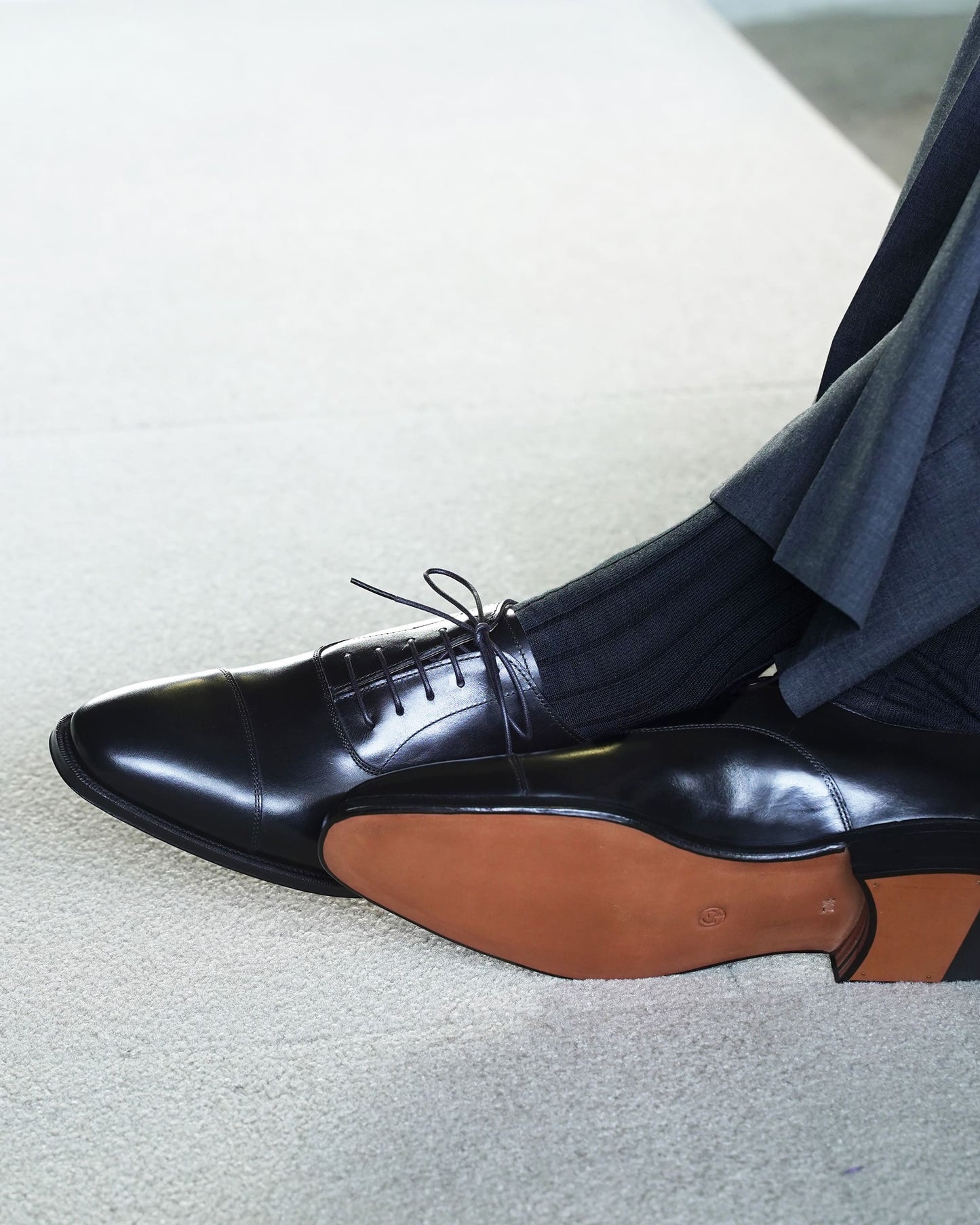 オリエンタル 3109 Cap toe oxford Black (FG-3109) ドレスシューズ メンズ