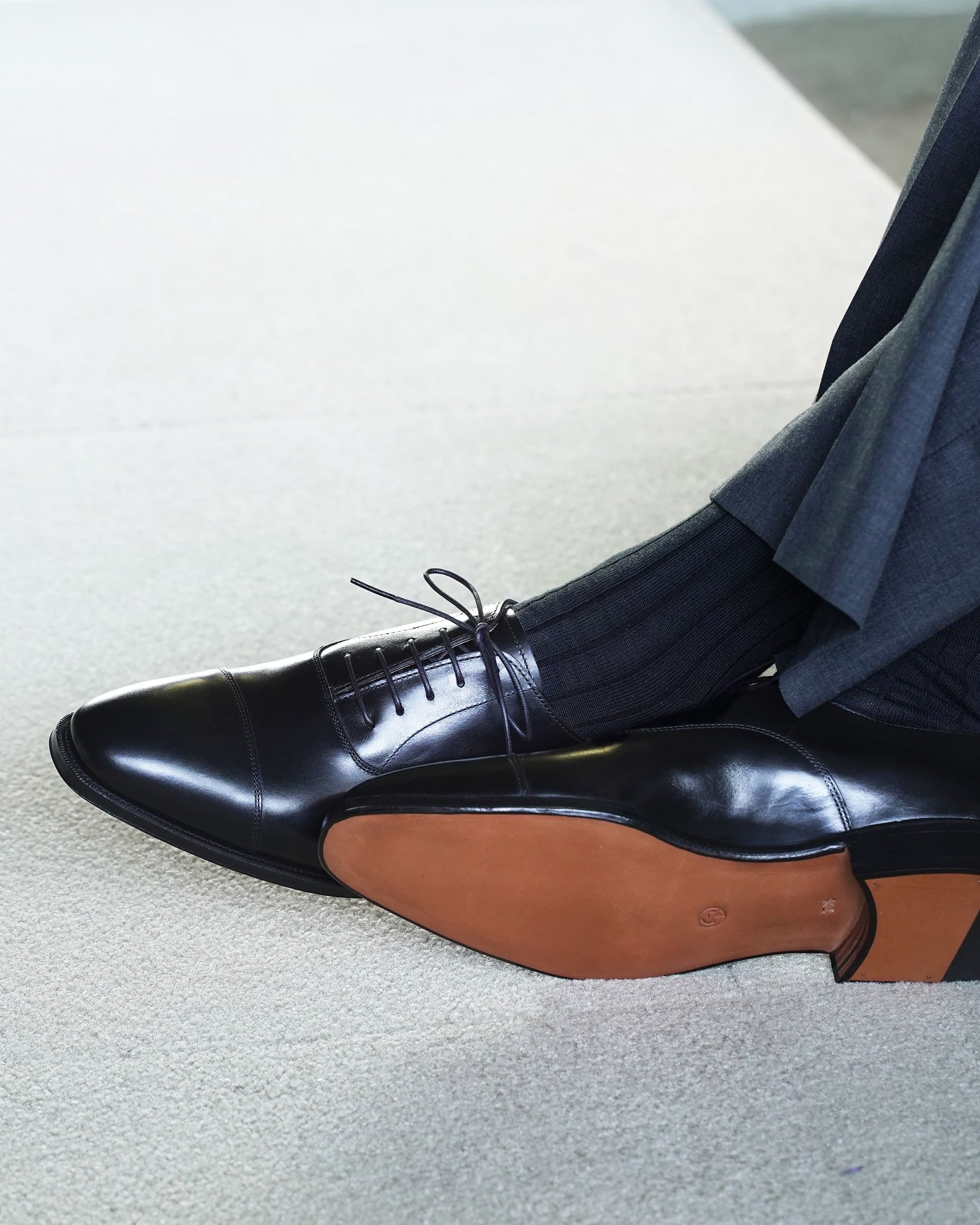 オリエンタル 3109 Cap toe oxford Black (FG-3109) ドレスシューズ メンズ