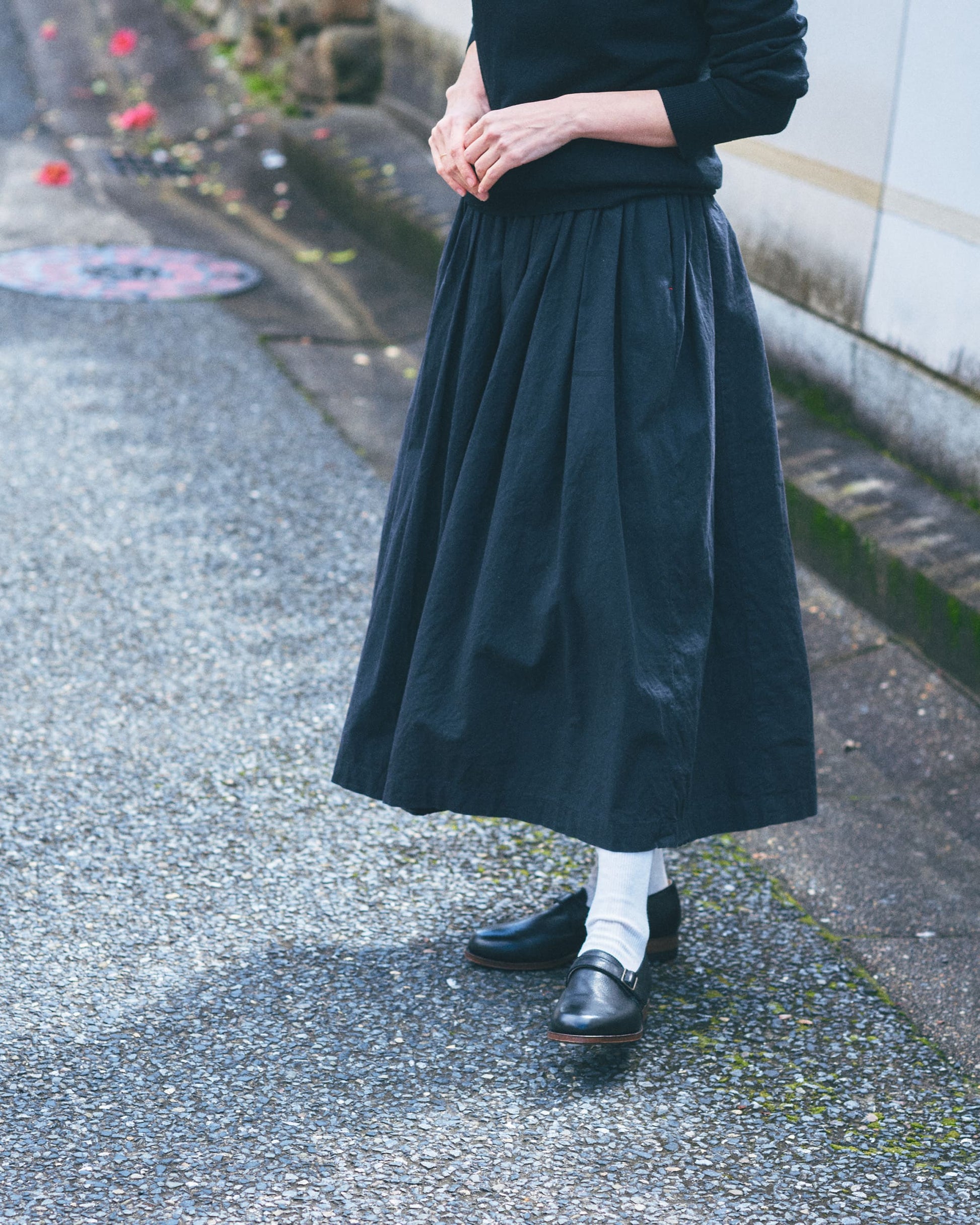 オリエンタル 310 Buckle slipon Black (FG-3310) レザー スリッポン ユニセックス