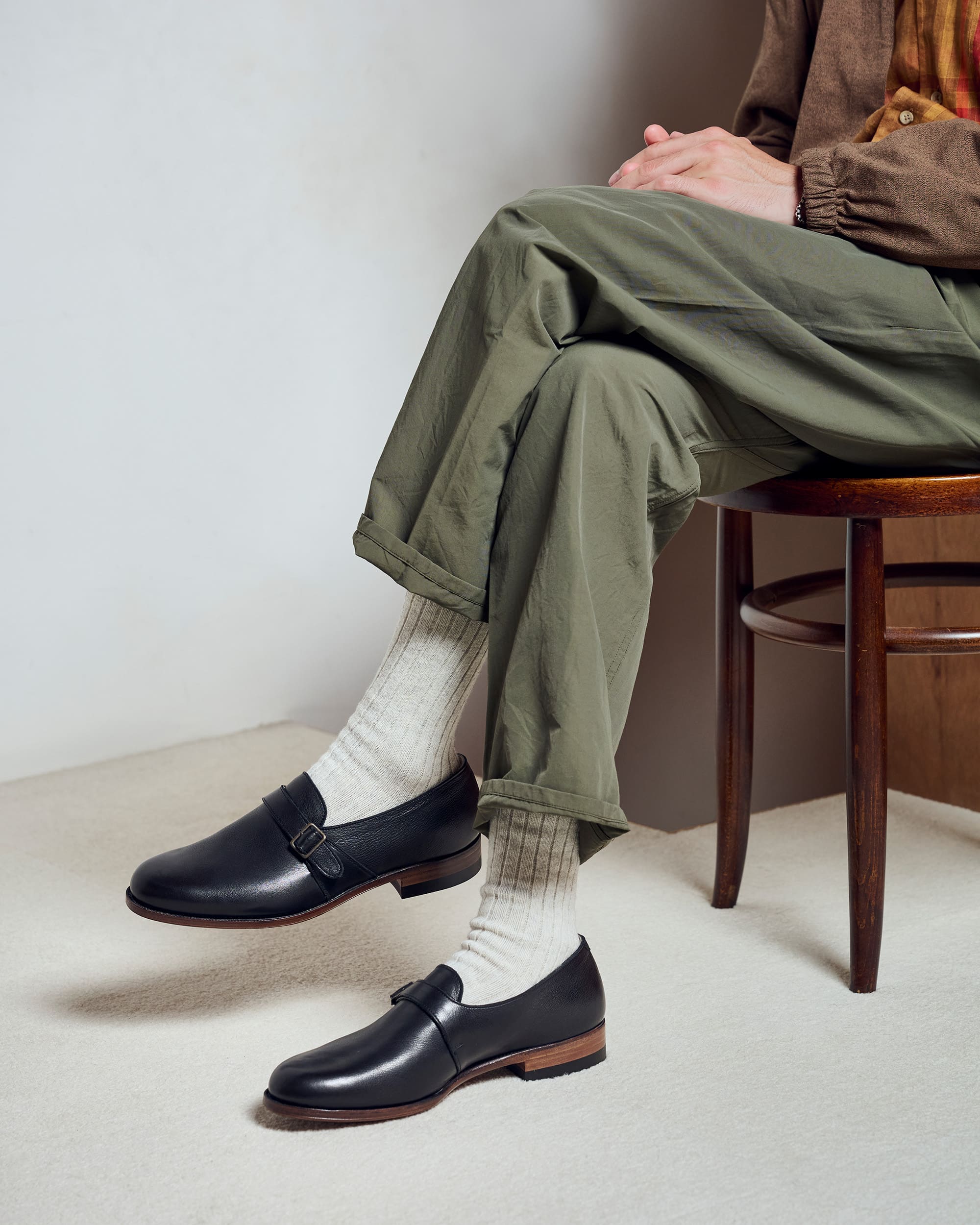 ORIENTAL オリエンタル 310 Buckle slipon Black (FG-3310) レザー