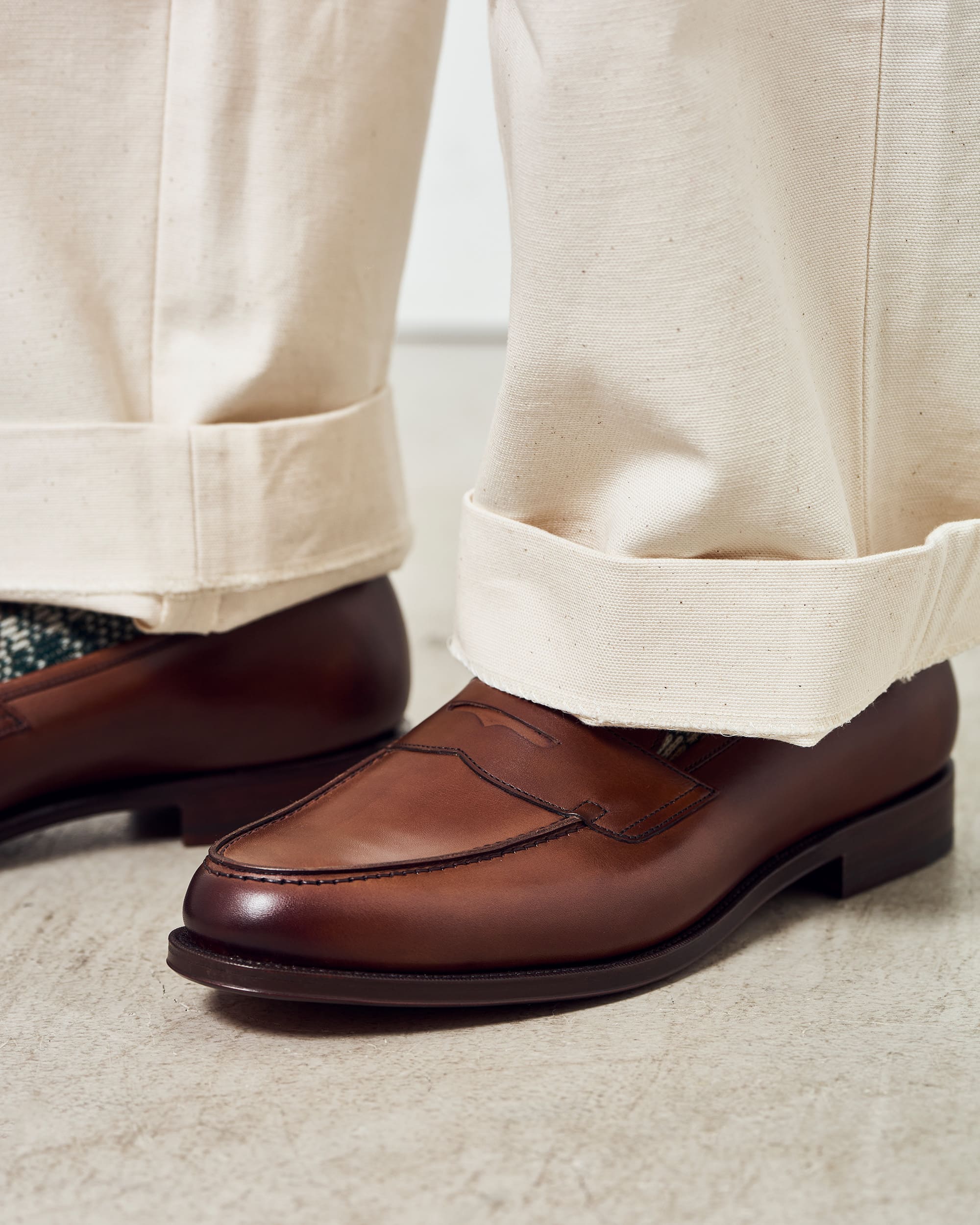 ORIENTAL ALBERS オリエンタル アルバース ローファー 24.5 オリエンタル アルバース|ALBERS BLACK ローファー ユニセックス