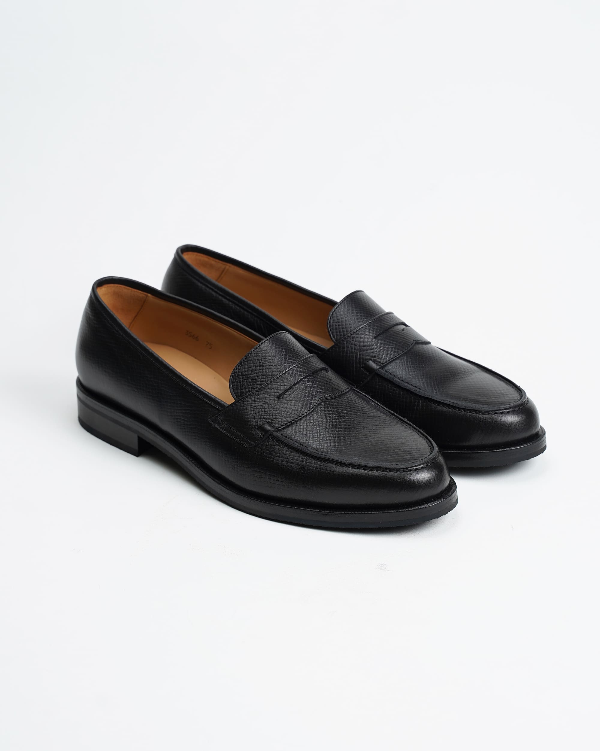 ORIENTAL ブラック ローファー バックル付き　24.5--6.5 CASUAL – ORIENTAL