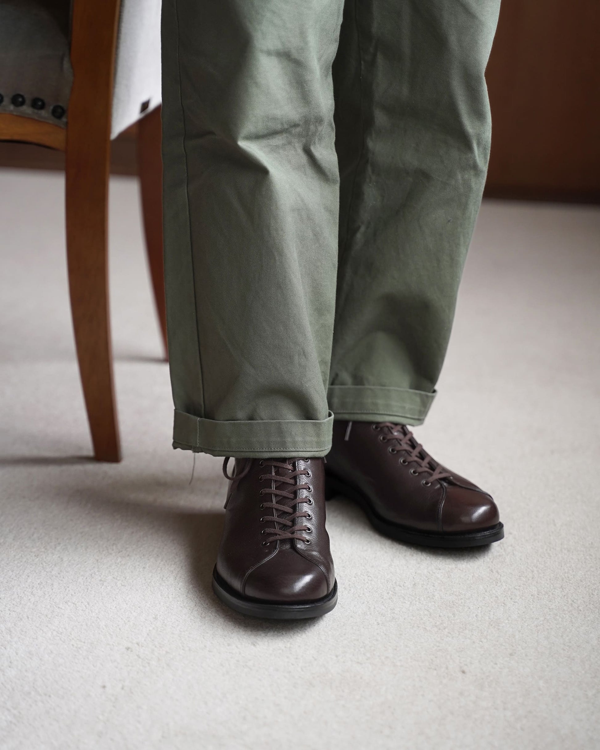 ORIENTAL オリエンタル 721 Monkey boots Dark brown (FG-3721) ブーツ メンズ