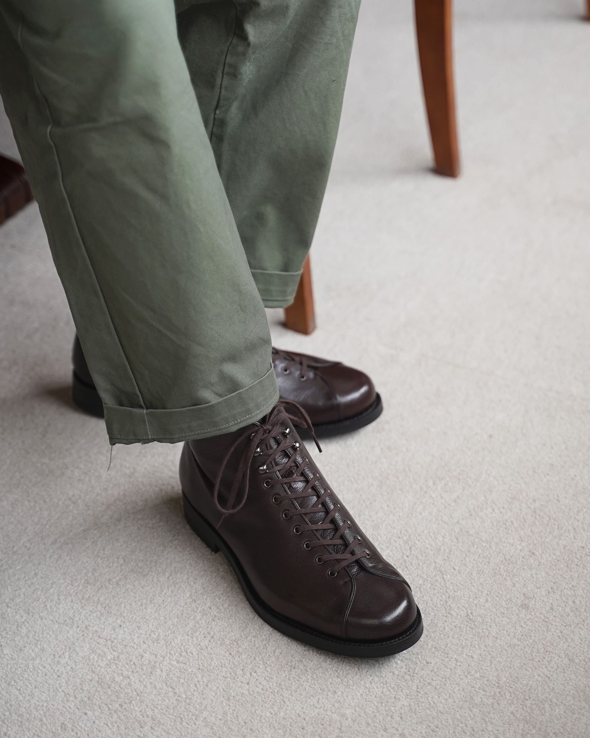 ORIENTAL オリエンタル 721 Monkey boots Dark brown (FG-3721) ブーツ メンズ