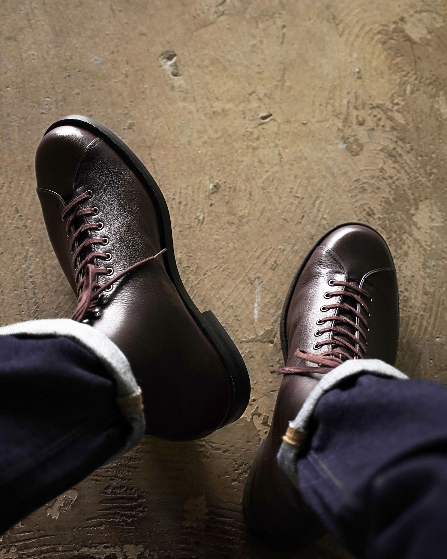 ORIENTAL オリエンタル 721 Monkey boots Dark brown (FG-3721) ブーツ メンズ
