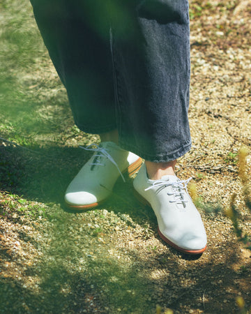ORIENTAL オリエンタル 001 Unlined plain toe White (R-0002) レザー 