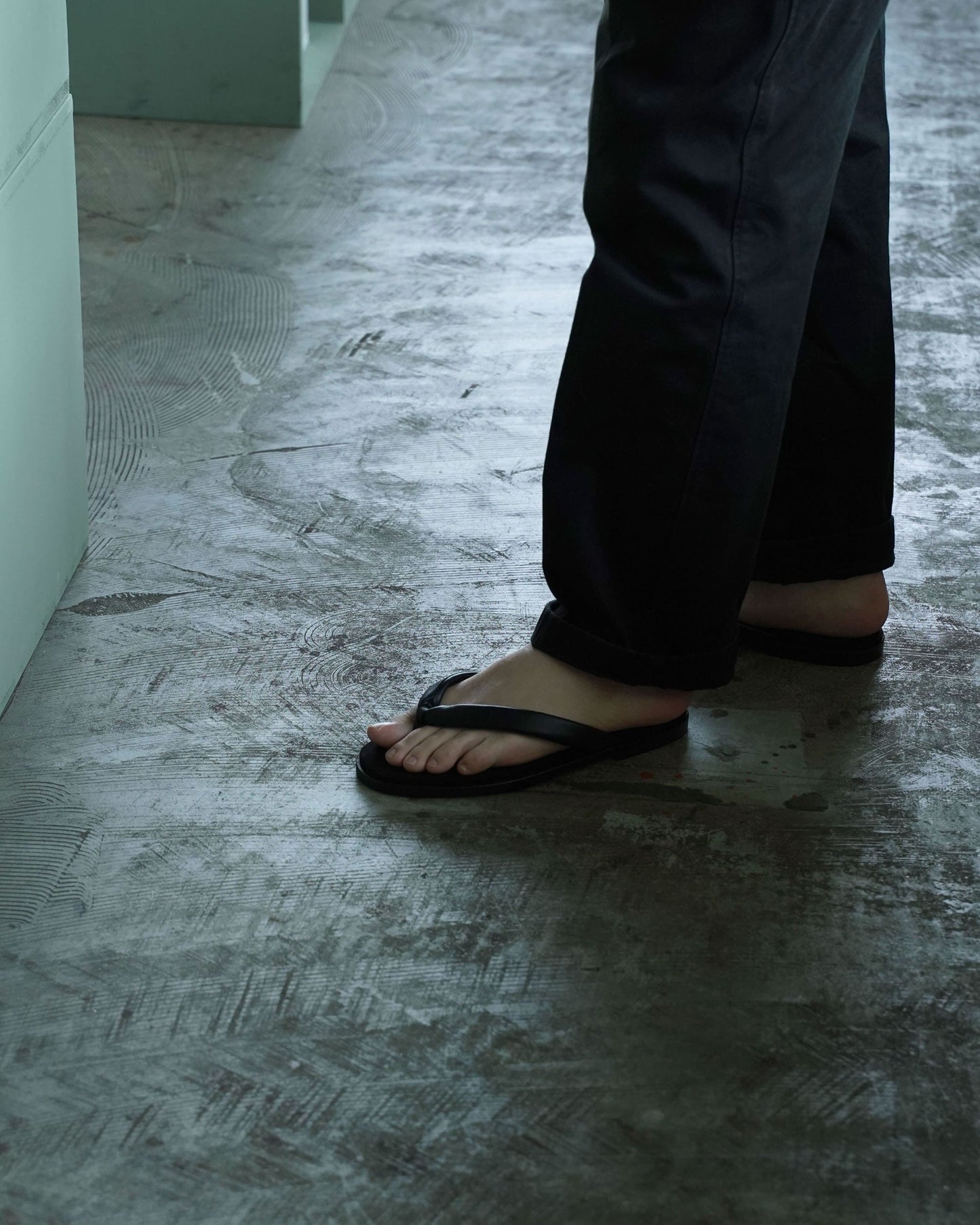 オリエンタル 004 Setta sandal Black (R-0004) トング サンダル