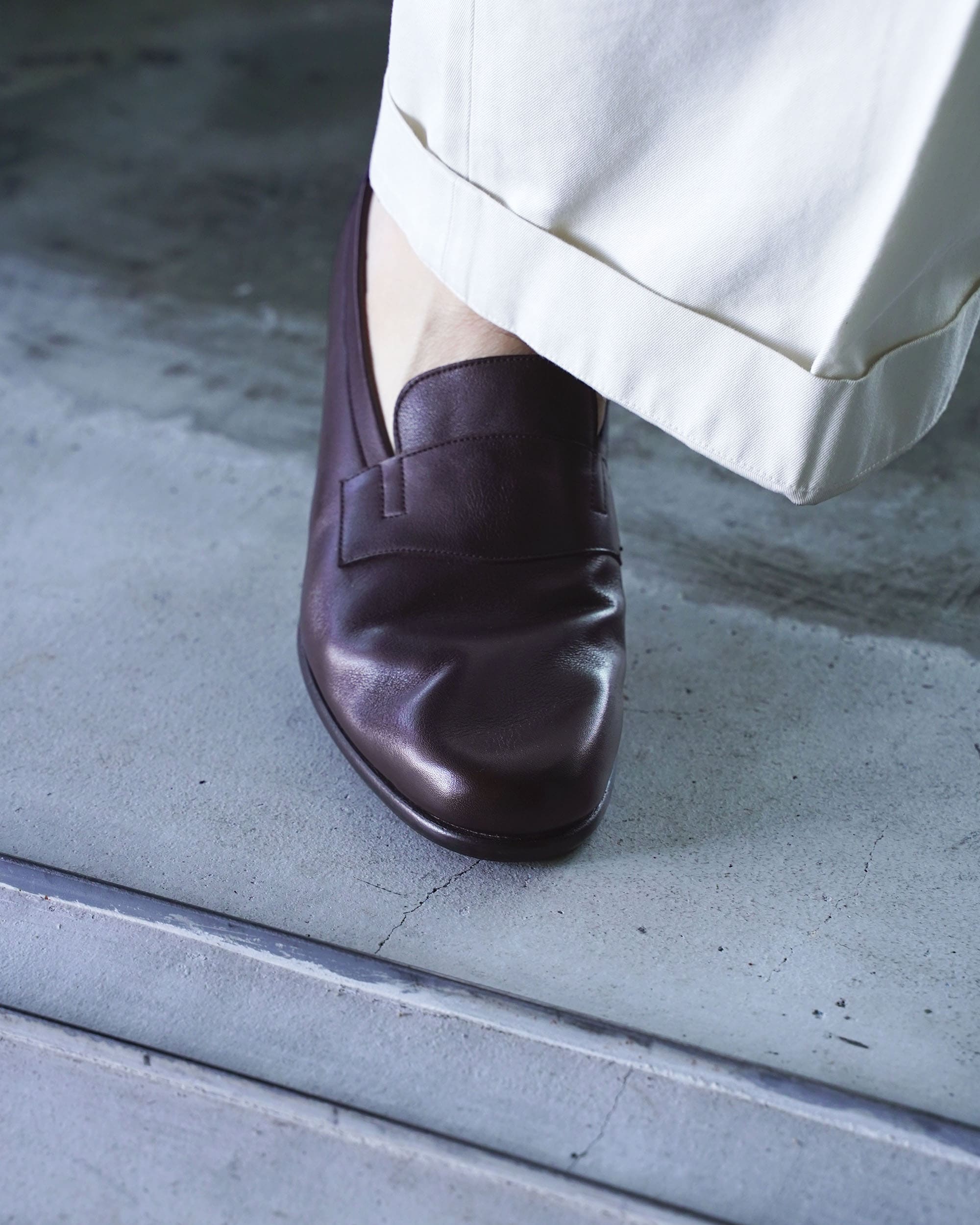 ORIENTAL オリエンタル 520 Plain loafer Dark brown (R-0520